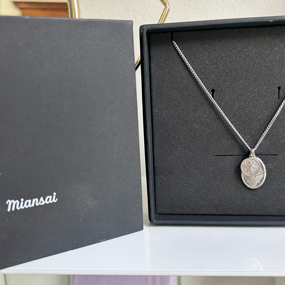 Sterling silver dove Miansai necklace